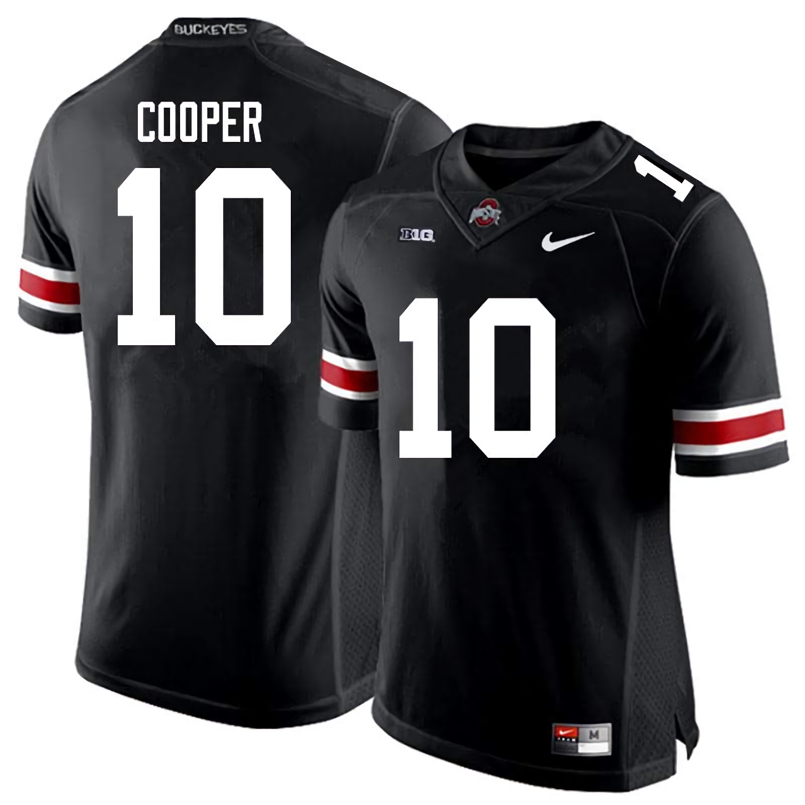 Mookie Cooper Ohio State Buckeyes Men's NCAA #10 Nike Black College Stitched Football Jersey LGM1356BC